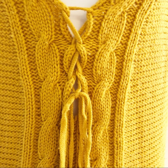 Aryeh mustard yellow sweater dress - Picture 4 of 8